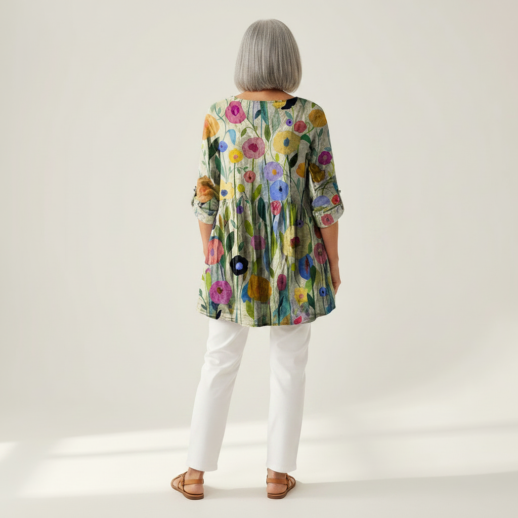 Remi | Lange blouse met print