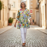 Remi | Lange blouse met print