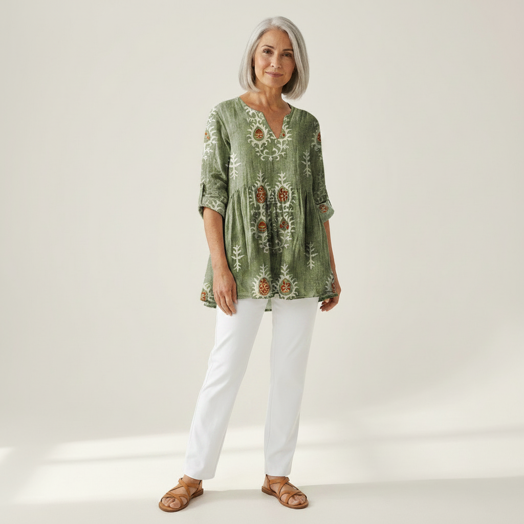 Blair | Lange blouse met print