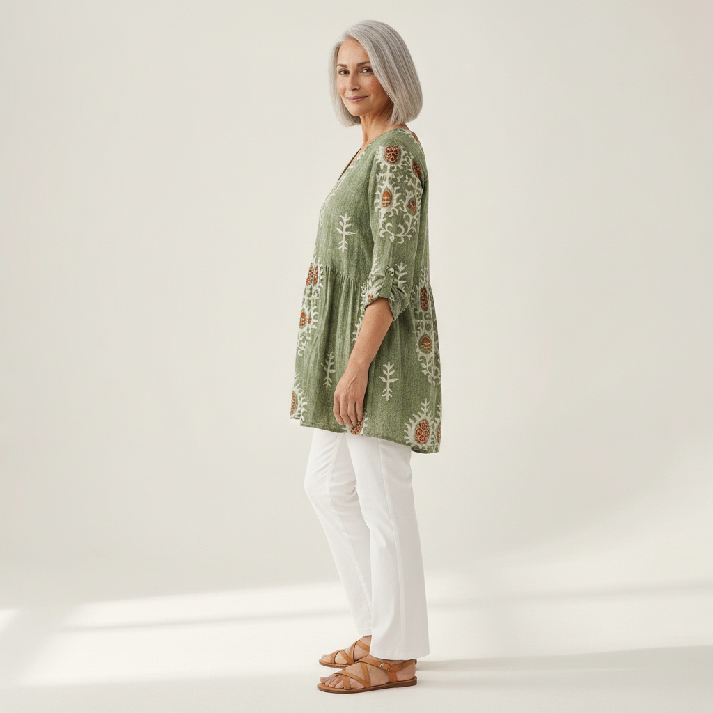 Blair | Lange blouse met print