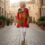 Skylar | Lange blouse met print