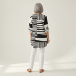 Quinn | Lange blouse met print