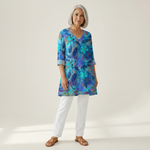 Riley | Lange blouse met print