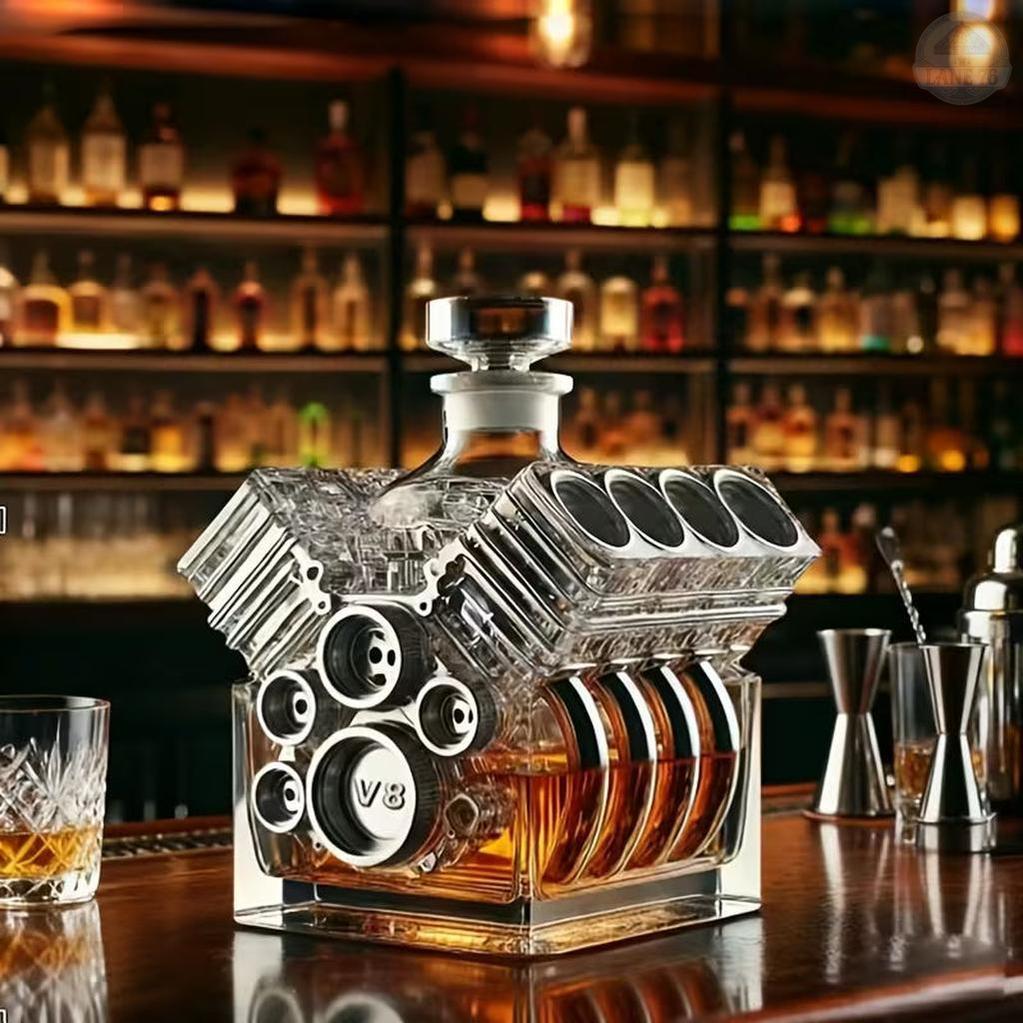 ウイスキーデキャンタ V8エンジン エディション