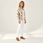 Charlotte - Vest met kattenpatroon - zijkant