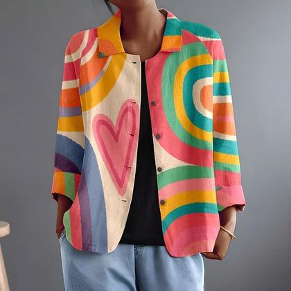 Greer – Jasje met artistieke print