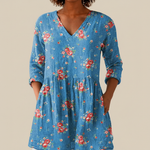 Ayla | Lange blouse met print