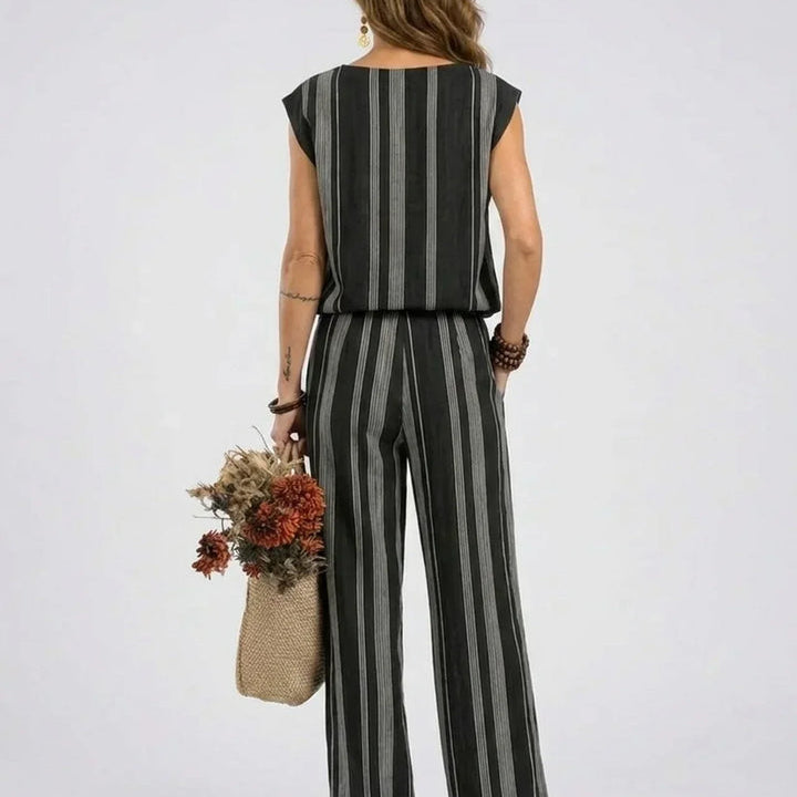 Alessia - Elegante gestreepte set van twee delen