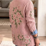 Natalie – Vintage denimblazer met patchwork