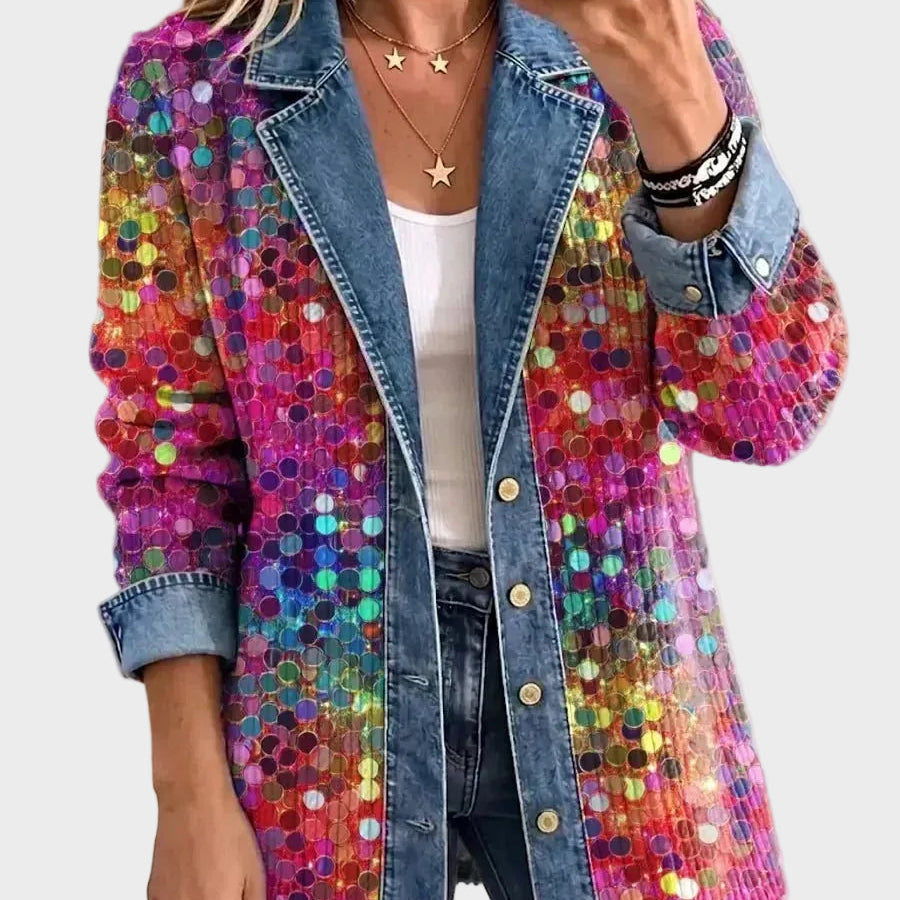 Kennedy – Jasje met paillettenprint