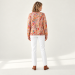 Helena - Vest met kleurrijk bloemenpatroon - achterkant