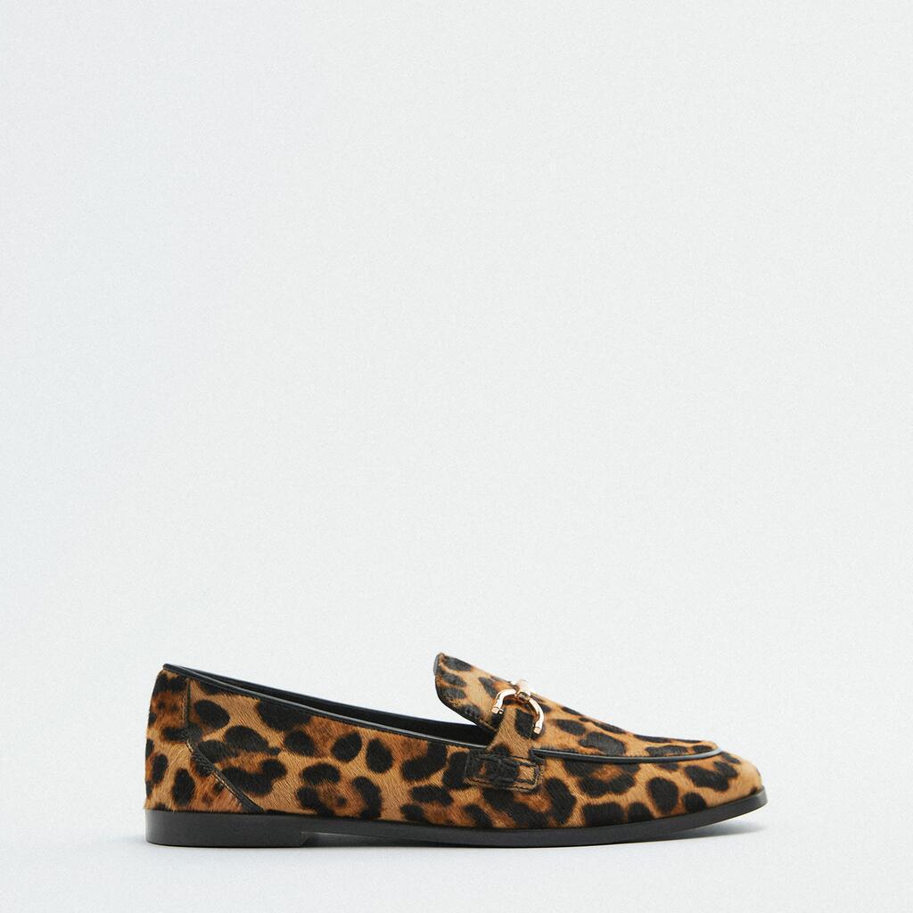 Adrianna - Gedurfde mocassins met luipaardprint