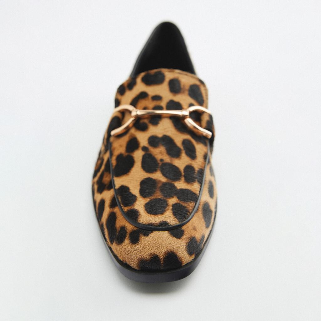 Adrianna - Gedurfde mocassins met luipaardprint