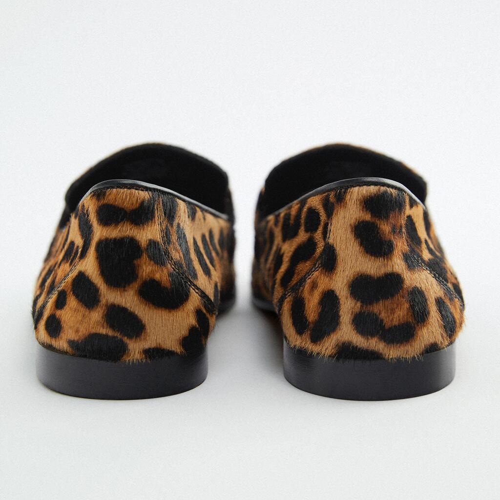 Adrianna - Gedurfde mocassins met luipaardprint