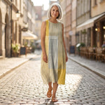 Aline - Mouwloze midi-jurk