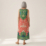 Amara - Mouwloze midi-jurk