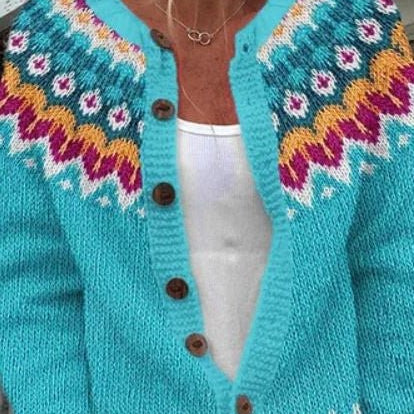 Angelika - Vest met Noors patroon