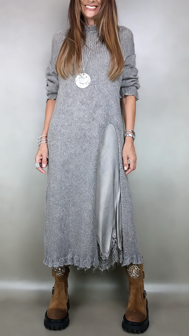 Annabel - Complete stijlvolle outfit (lange trui + jurk)