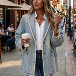 Annemieke - Oversized blazer met onafgewerkte randen