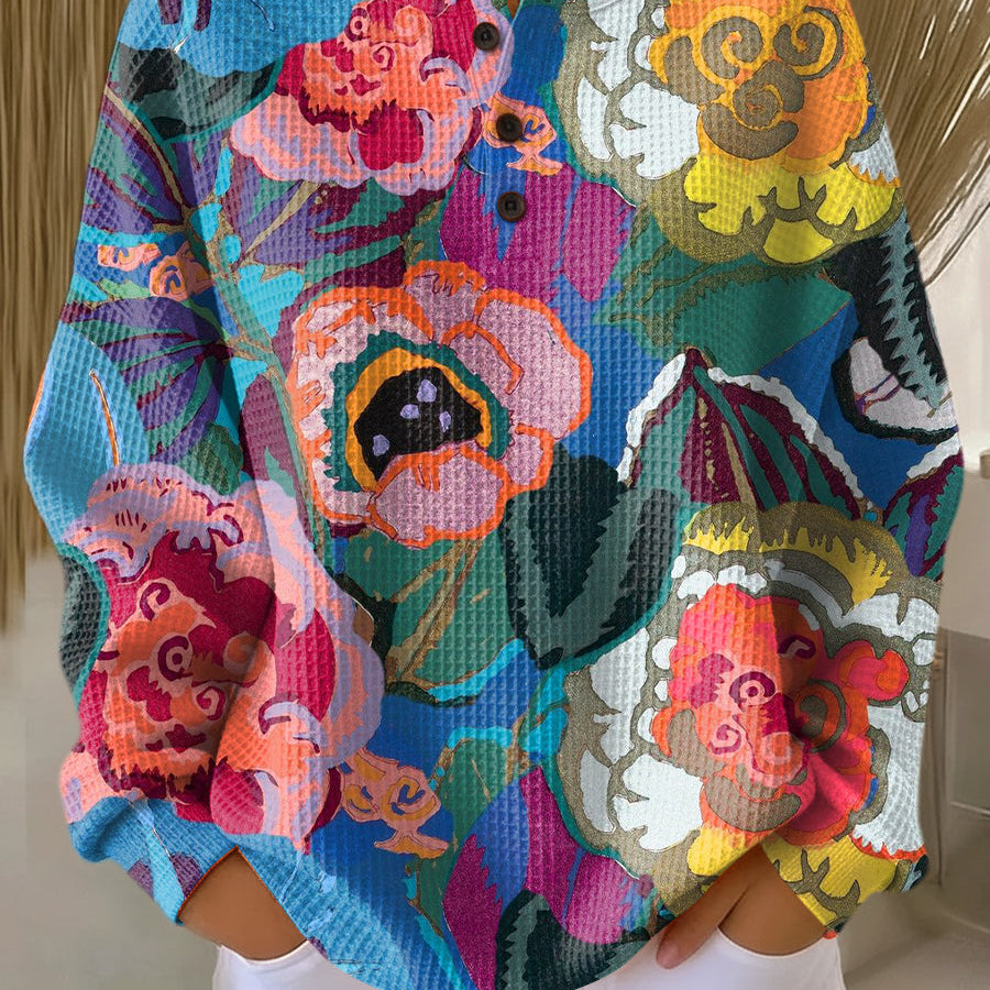 Anouk - Trui met grote bloemen