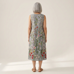 Aria - Mouwloze midi-jurk
