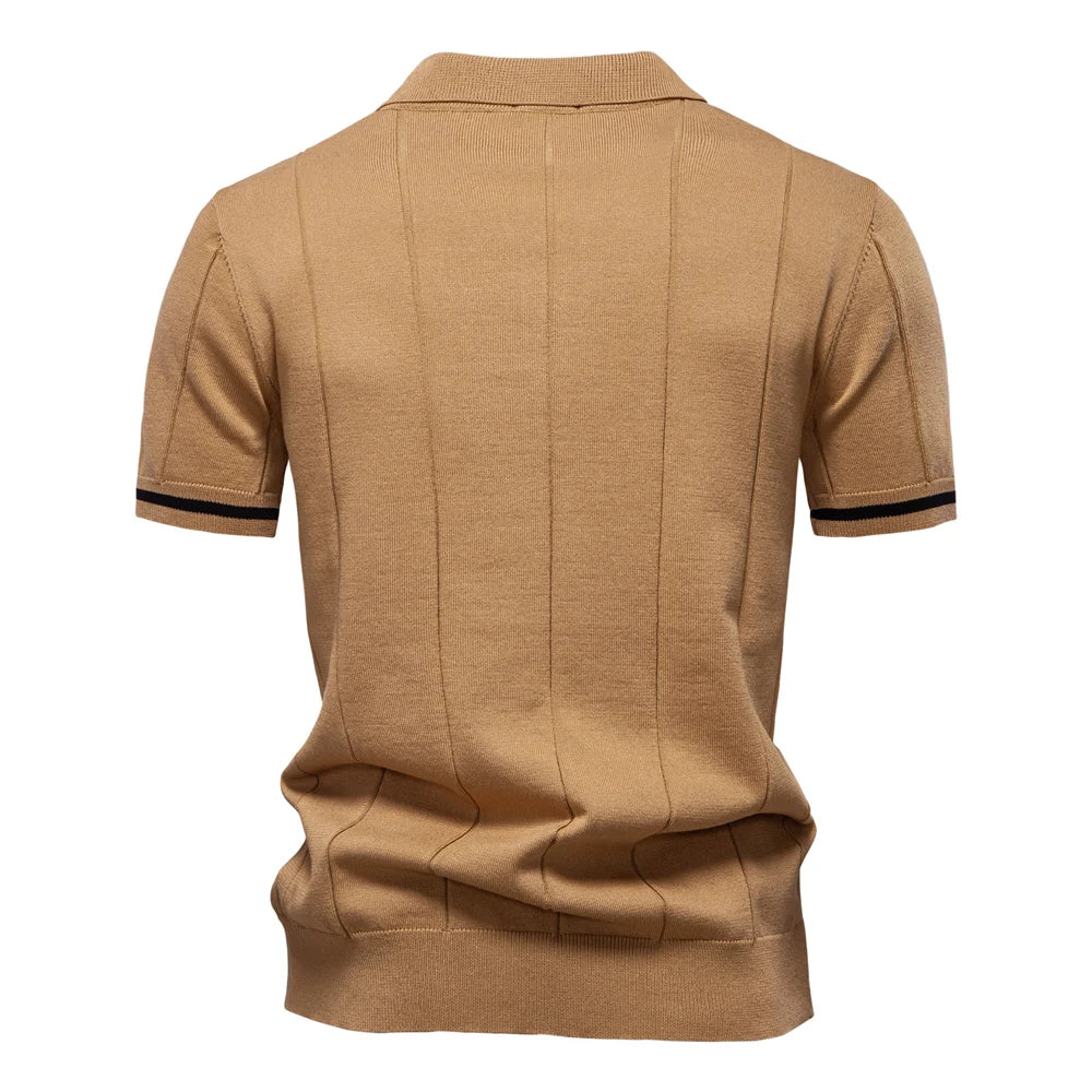 Bart - Zomerse polo met rits