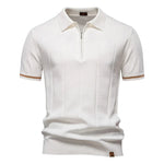 Bart - Zomerse polo met rits