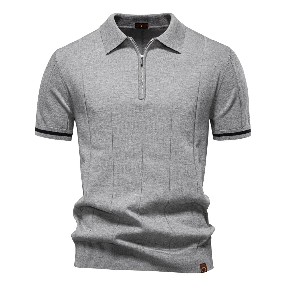Bart - Zomerse polo met rits