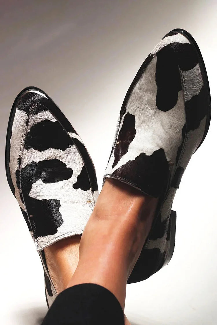 Becca - Schoenen met vachtprint