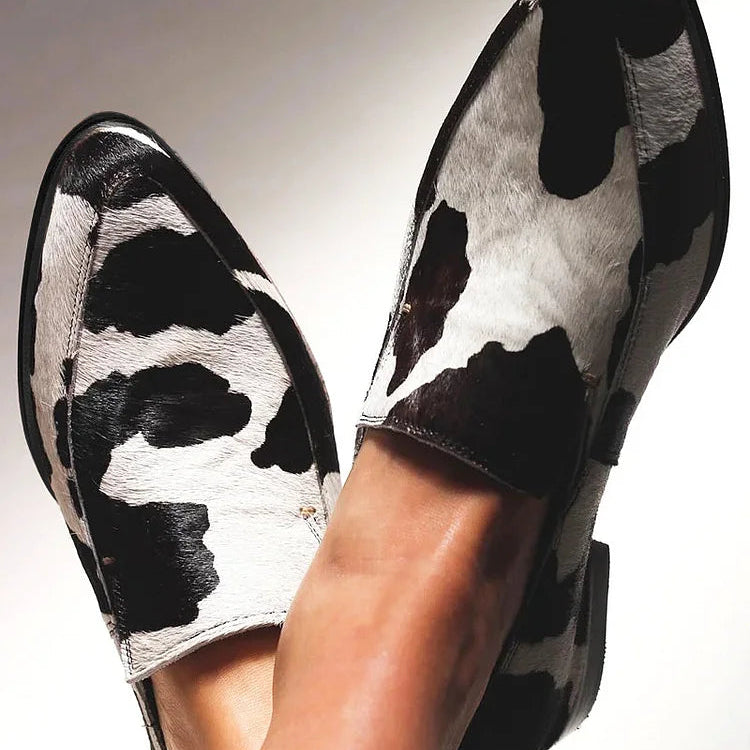 Becca - Schoenen met vachtprint