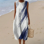 Elena - Mouwloze midi-jurk