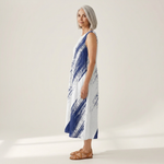 Elena - Mouwloze midi-jurk