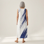Elena - Mouwloze midi-jurk