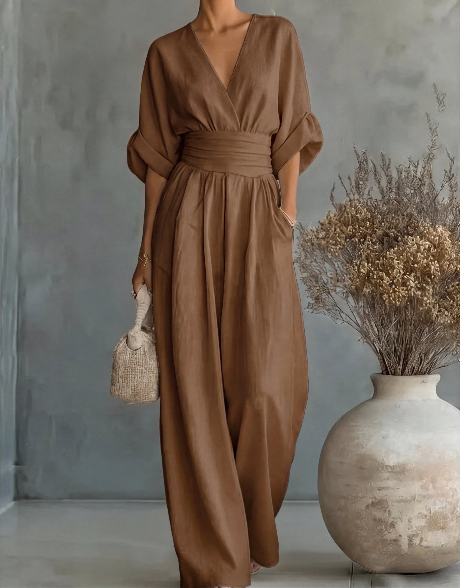 Élise - Elegante vloeiende jumpsuit