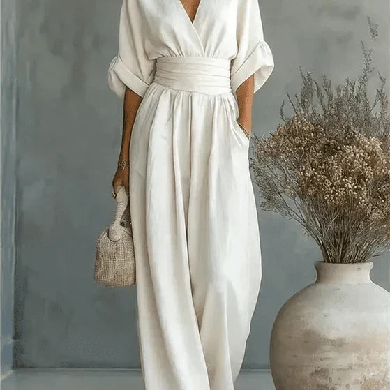 Élise - Elegante vloeiende jumpsuit