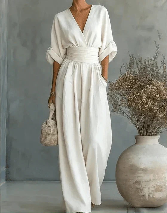 Élise - Elegante vloeiende jumpsuit