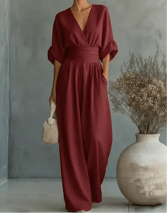 Élise - Elegante vloeiende jumpsuit
