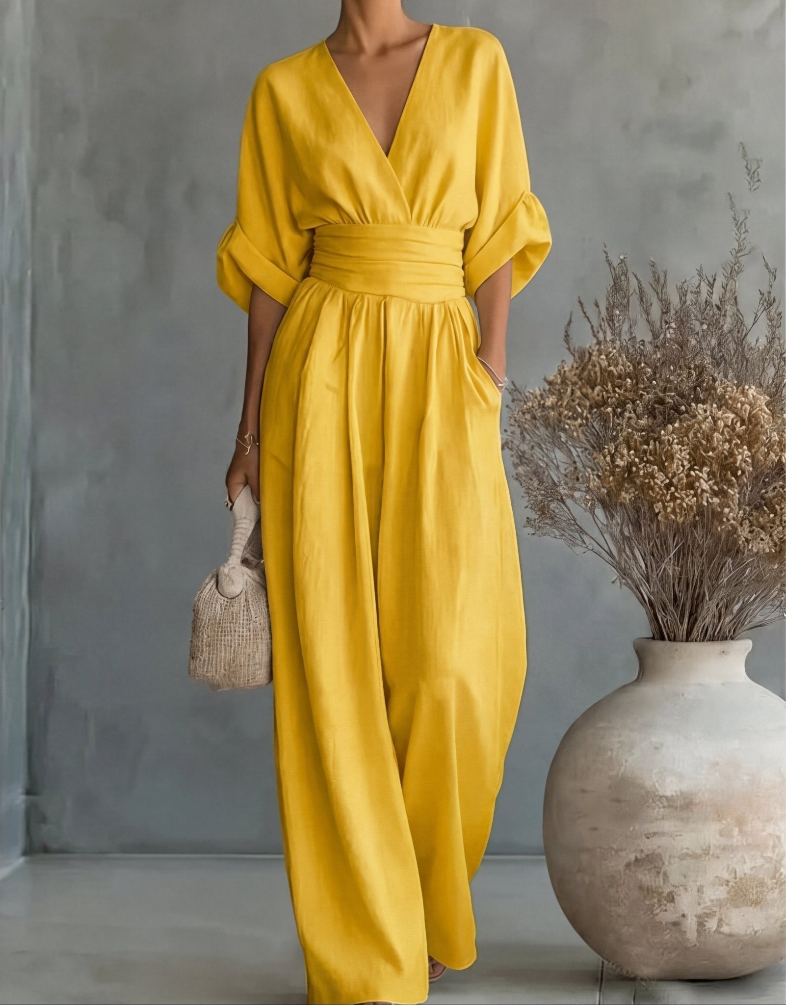 Élise - Elegante vloeiende jumpsuit