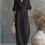 Élise - Elegante vloeiende jumpsuit