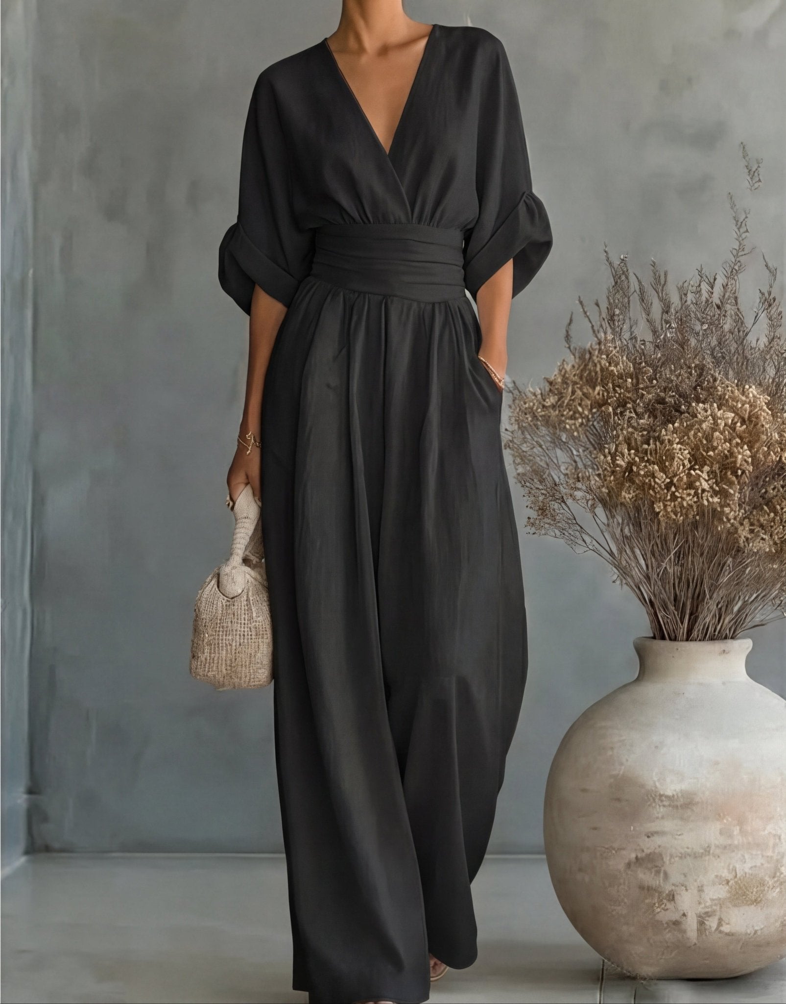 Élise - Elegante vloeiende jumpsuit