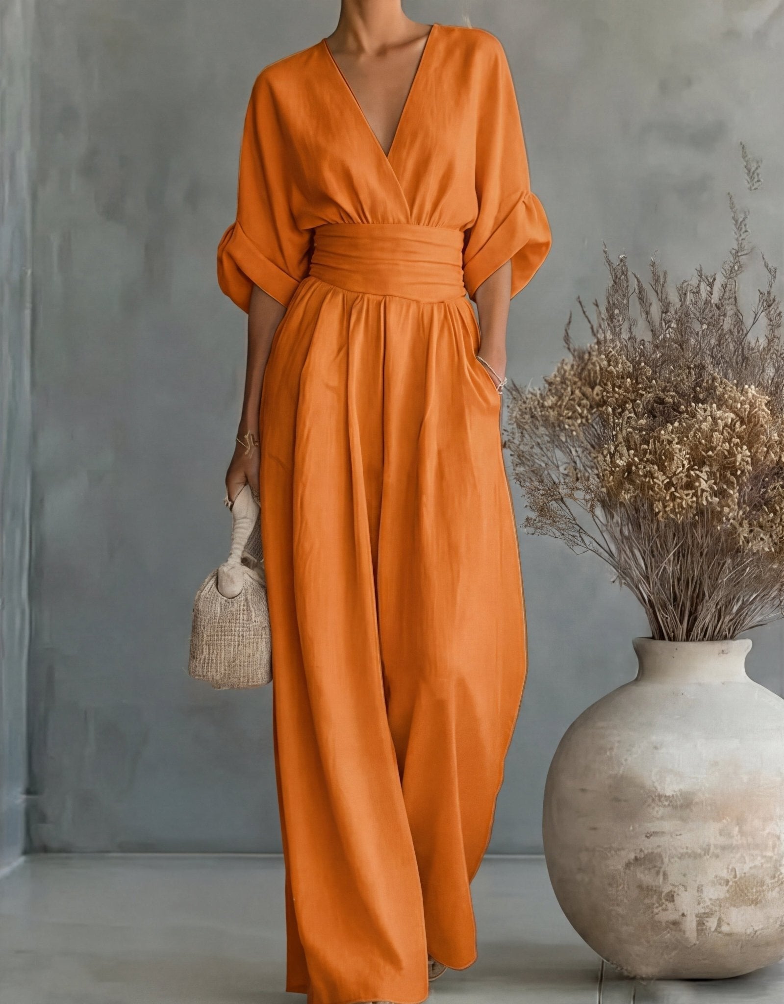 Élise - Elegante vloeiende jumpsuit