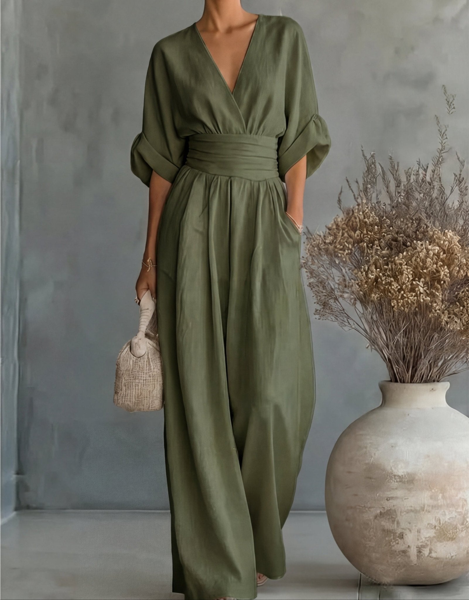 Élise - Elegante vloeiende jumpsuit