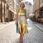 Elra - Mouwloze midi-jurk