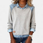 Emmy - Trendy lange mouwen damestrui