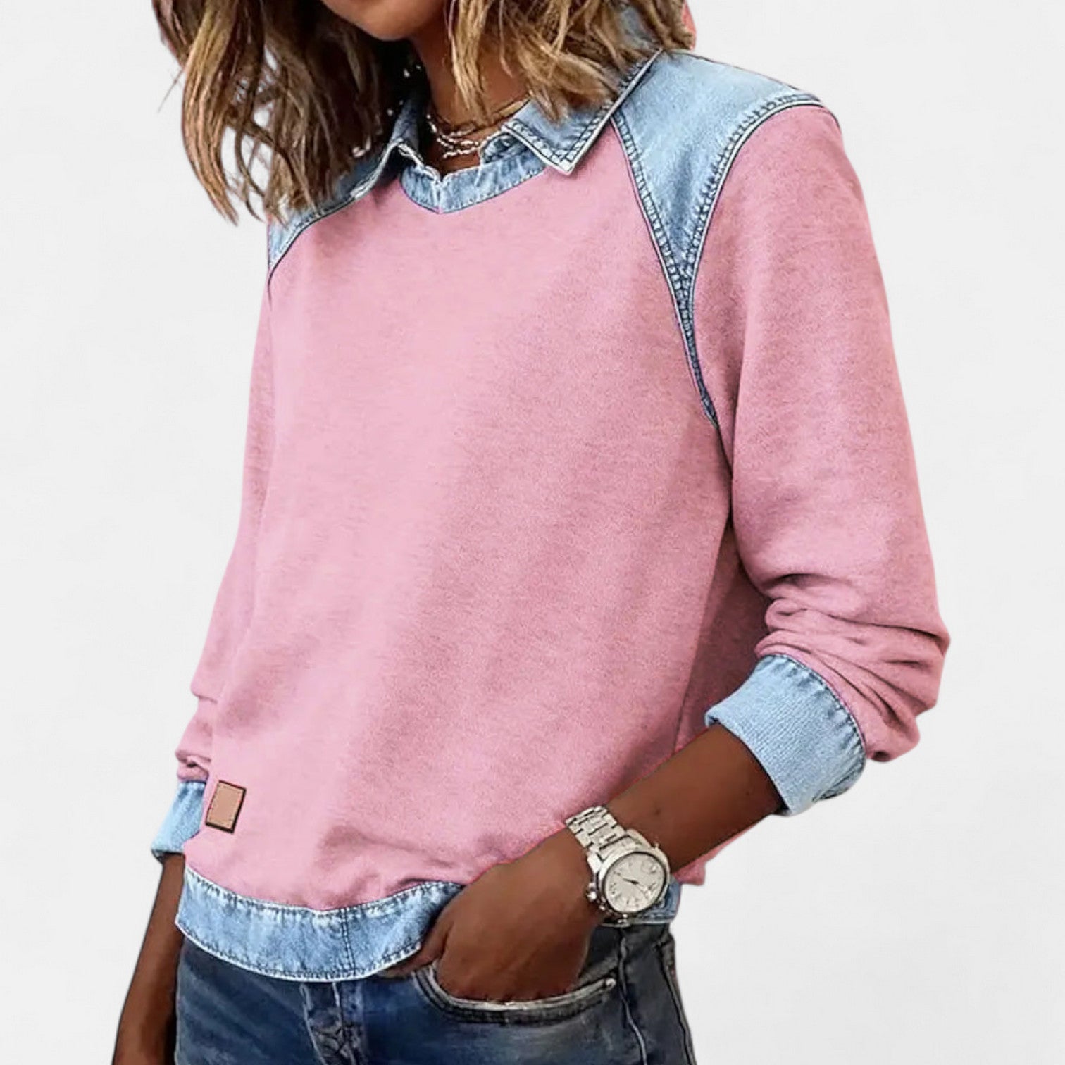 Emmy - Trendy lange mouwen damestrui