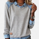 Emmy - Trendy lange mouwen damestrui