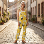 Esmee - Kleurrijke bedrukte tuinbroek
