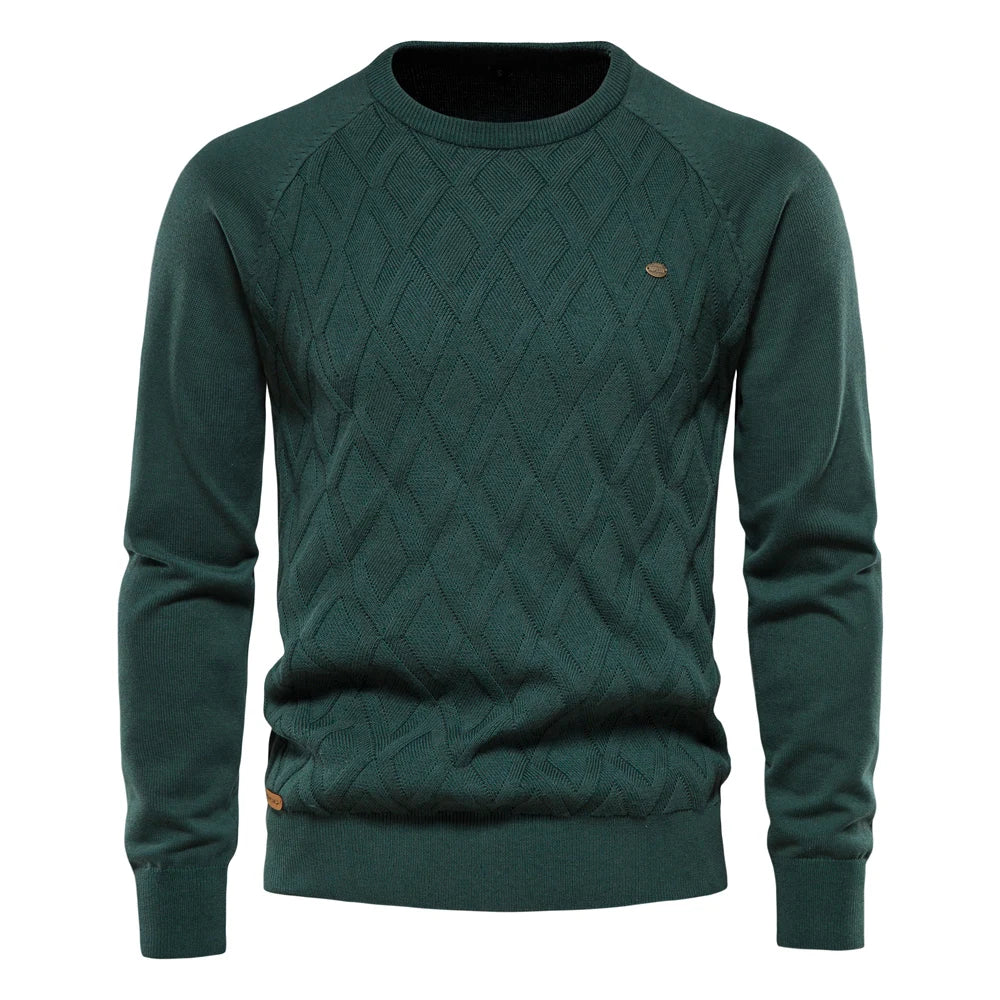 Finn - Herentrui met ruit design