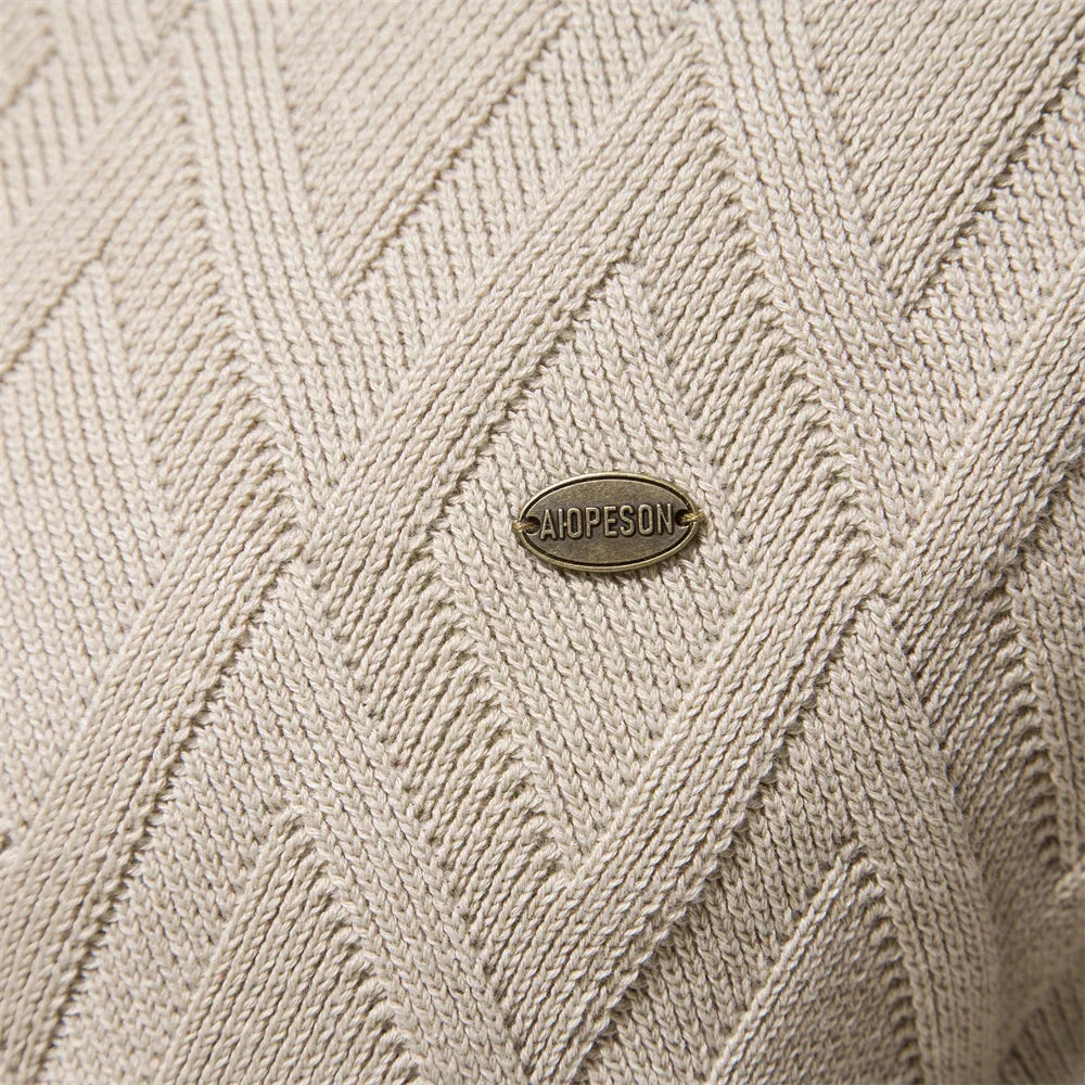 Finn - Herentrui met ruit design