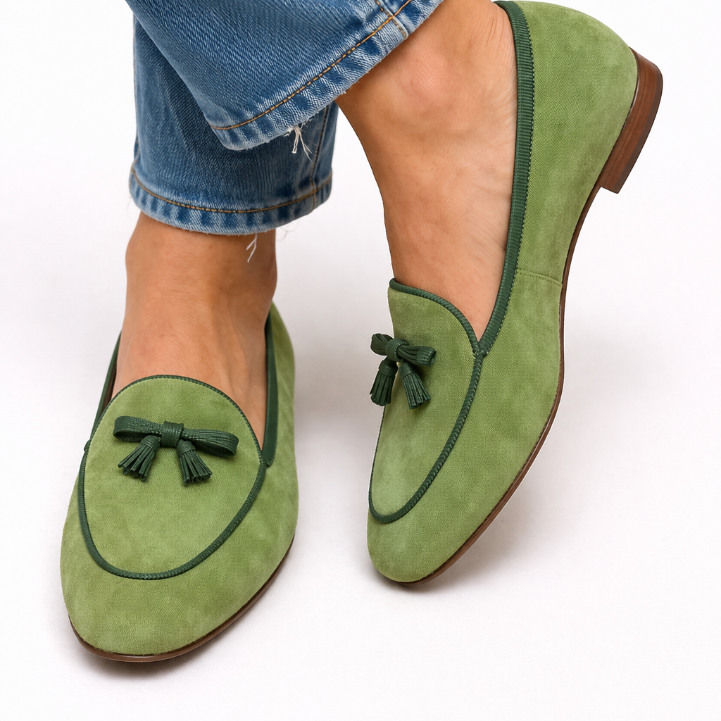 Geneviève - Elegante platte schoenen met strik